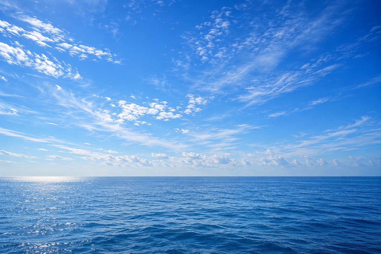 青い海と空